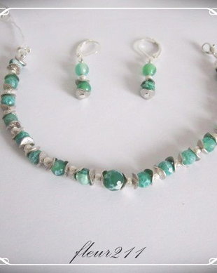 SET-AGATE DE FOC VERZI- VANDUT