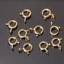 1b inchizatoare spring ring aurita 7mm (GPLAK 112)