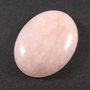 3338 - Cabochon oval cuart roz 39.8x29.7mm
