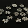 E774 Capacele argintiu antic 11.5mm