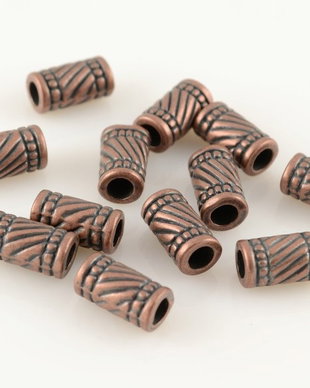 R781 Spacer tub cupru antichizat 11x6mm