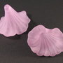 3348 - 2buc Floare clopotel acril frosted 39x37x30