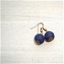 Navy bleu earrings