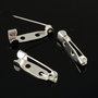 U802 Baza pentru brosa argintie 20x5mm