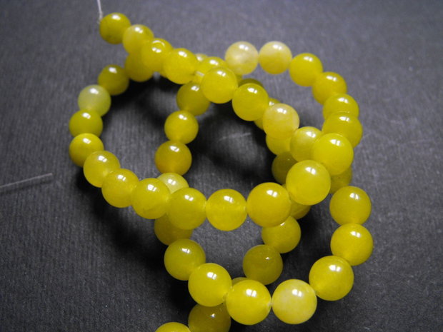 JAD COLORAT GALBEN VERZUI - 6 MM