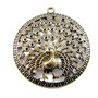 3364 - Pandantiv paun bronz 62x56mm