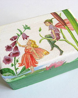 cutie lemn decorata 21419