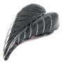 3380 - Pandantiv frunza sculptata onix 70x42mm