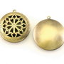 Pandantiv tip locket, finisaj bronz, 32 mm (cod 11-217)