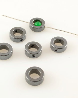 HO812 Hematit inele 10x2mm
