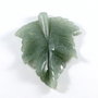 3384 - Pandantiv frunza sculptata aventurin 61x50
