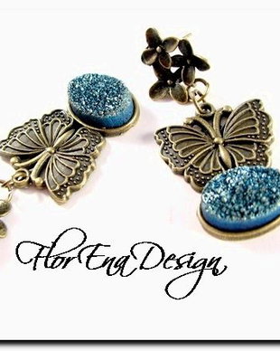 F0985 - Druzy butterfly - cercei REZERVAT A.V.