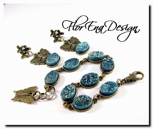 F0985 - Druzy butterfly - cercei REZERVAT A.V.