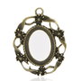 1b pandantiv gravat, baza cabochon 45x33mm ((bz 59)