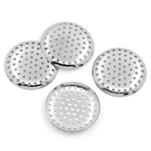 1b Disc perforat argintiu 30mm (SA0022)