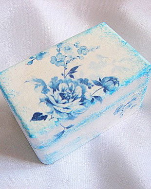 cutie lemn decorata 21463