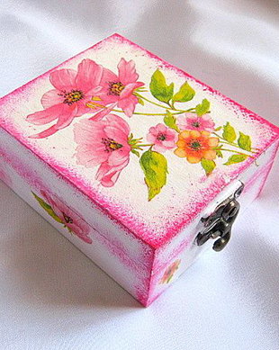 cutie lemn decorata 21464