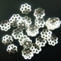 10b Capace filigranate placate argint 8mm (sp 88)