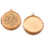 Pandantiv tip locket, finisaj cupru antichizat, 26,5 mm (cod 11-222)