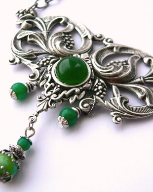 Victorian jade ornament