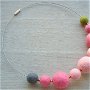 Pink soft necklace