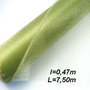 3445 - Organza verde 0.47x7.5 m