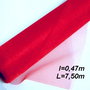 3446 - Organza rosu intens 0.47x7.5 m