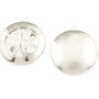Pandantiv tip locket, finisaj argintiu, 32 mm (cod 11-227)