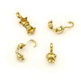 Cupa nod stea, placata cu aur antichizat, 7x5 mm – 2 buc (cod 12-47)