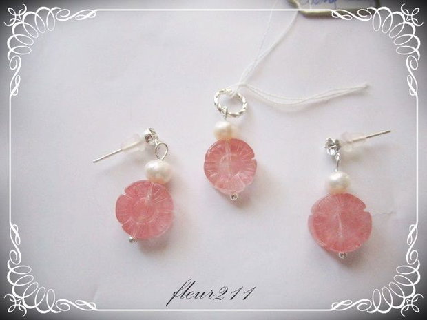 SET CHERRY CUART SI PERLE ALBE DE CULTURA