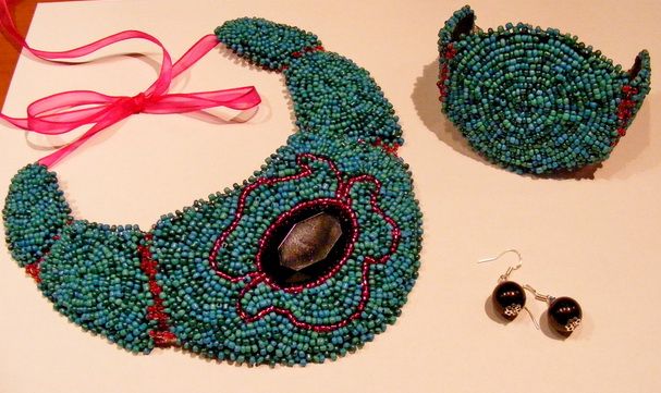 Set "roz intre nuante de verde"