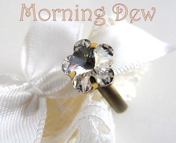 MORNING DEW - INEL BRONZ/SWROVSKI ELEMENTS