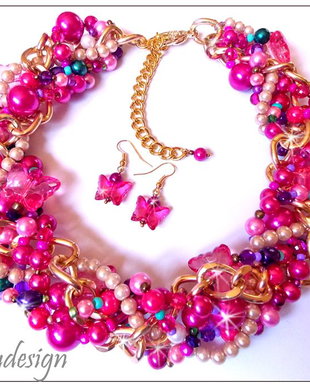 COLIER STATEMENT IMPLETIT FUCHSIA