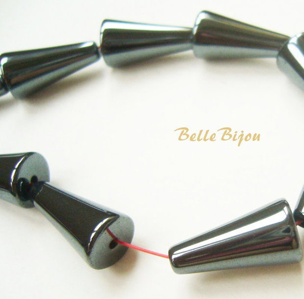 Hematit 16x4-8 mm