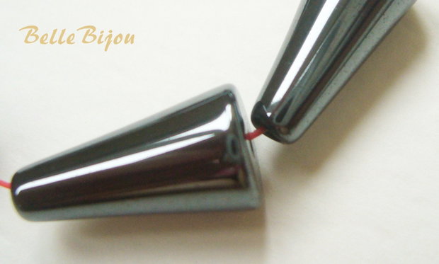 Hematit 16x4-8 mm