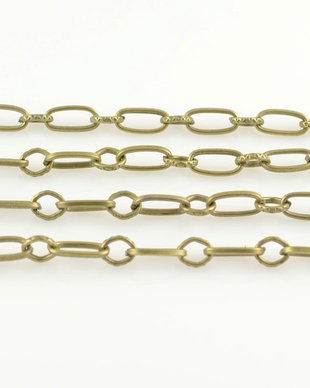 CH0132-4 Lant bronz zale 5.3x4mm