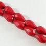 3460 - 6buc Turcoaz de sinteza picatura 16x9mm