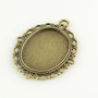 I852 Baza cabochon finisaj bronz 35x29cm
