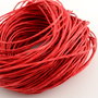 860 Snur din bumbac cerat rosu 1mm