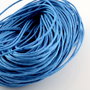 861 Snur din bumbac cerat bleu 1mm