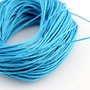 862 Snur din bumbac cerat albastru 1mm
