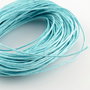 863 Snur din bumbac cerat albastru deschis 1mm
