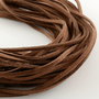 868 Snur faux suede corean maro 2.5x1mm