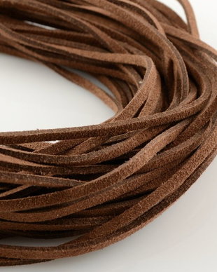 868 Snur faux suede corean maro 2.5x1mm