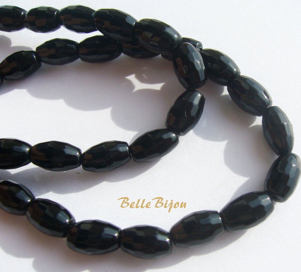 Onix fatetat bob de orez aprox 9x5 mm