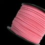 (1m) Snur faux suede roz intens 3mm cod f01