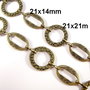 3475 - 1m Lant decorativ bronz
