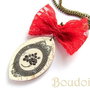 BOUDOIR - COLIER VINTAGE CU FUNDA DANTELA