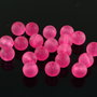 AB896.3 Margele acril frosted fucsia 8mm