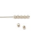 Distantier otel cu finisaj argintiu, 2,5 mm - 10 buc (cod 7-223)